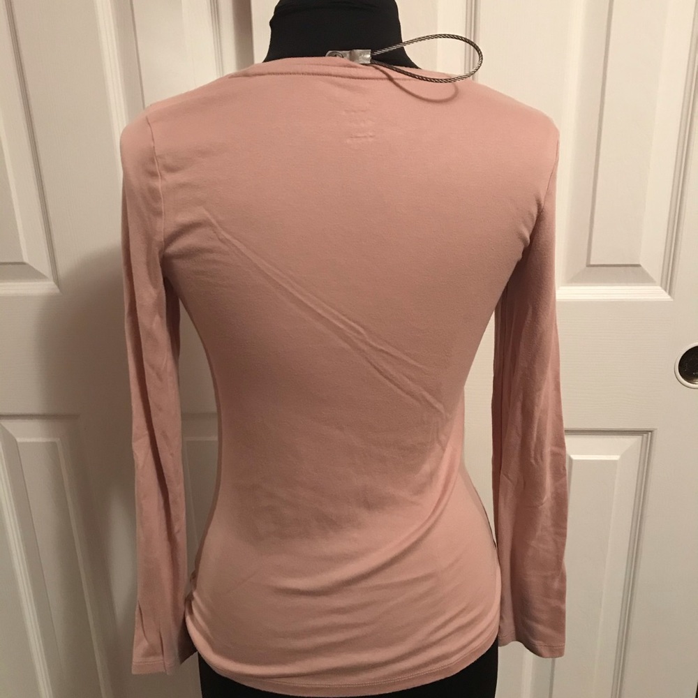 Light pink long sleeve t-shirt